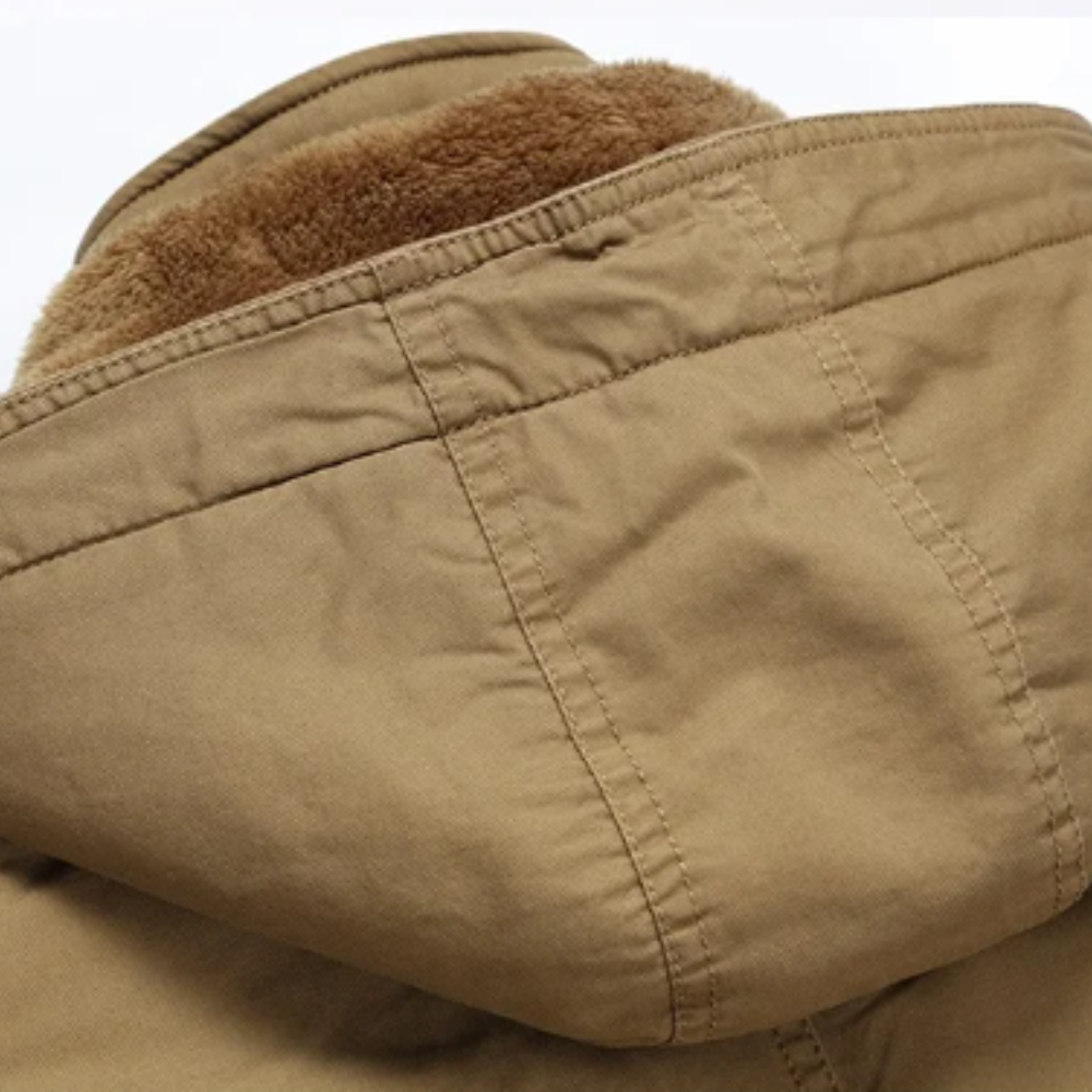 Elegant vinterjakke i bomullsvatt