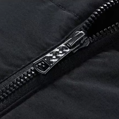 Elegant vattert pufferjakke