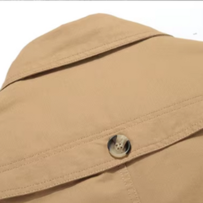 Elegant vattert trenchcoat