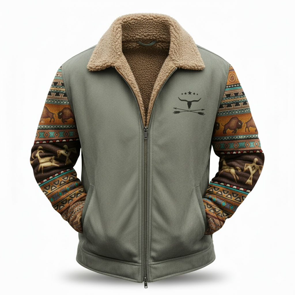 FrostRebel | Elegant Fleecejakke med Termisk Fôr