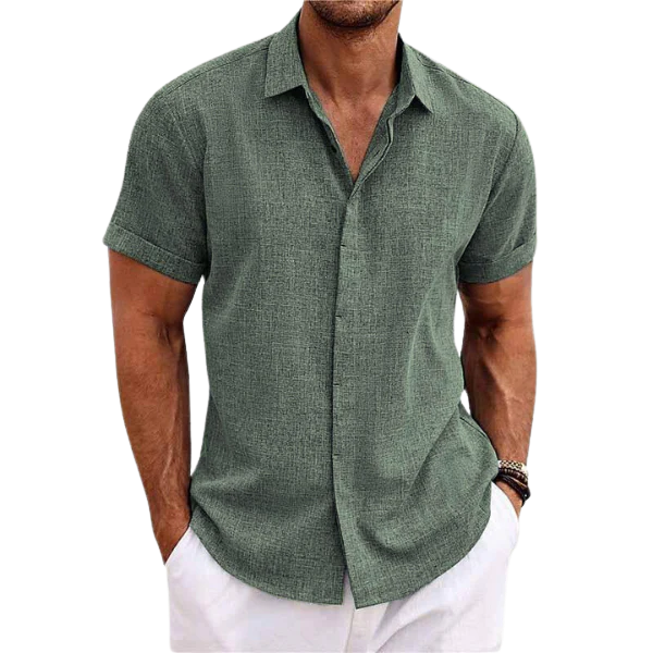 Oskar | Klassisk linskjorte