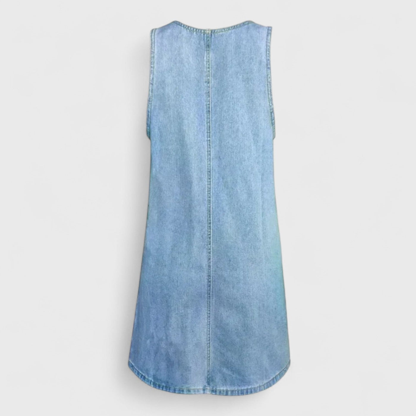 Louise | Sommerkjole i denim med praktiske lommer