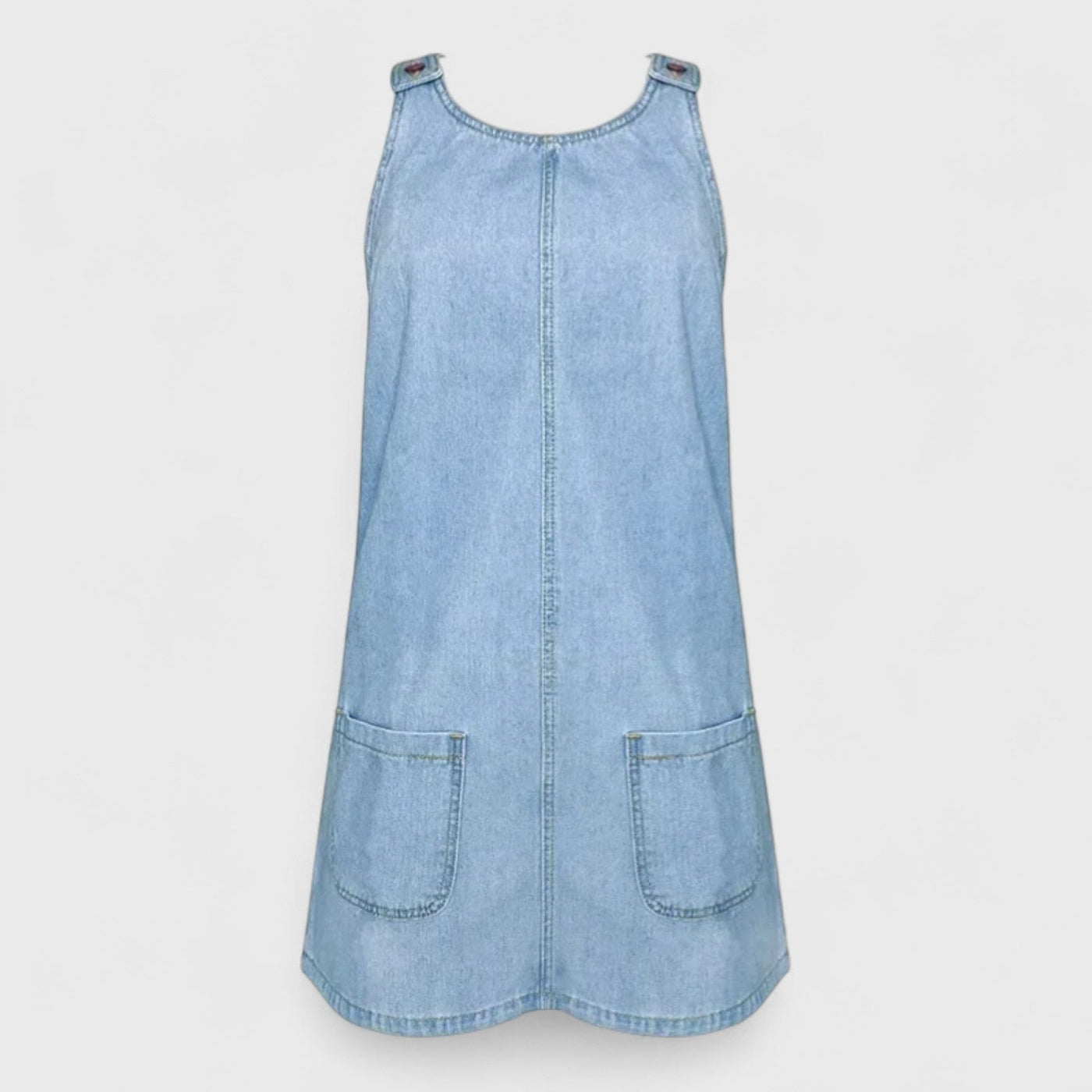 Louise | Sommerkjole i denim med praktiske lommer