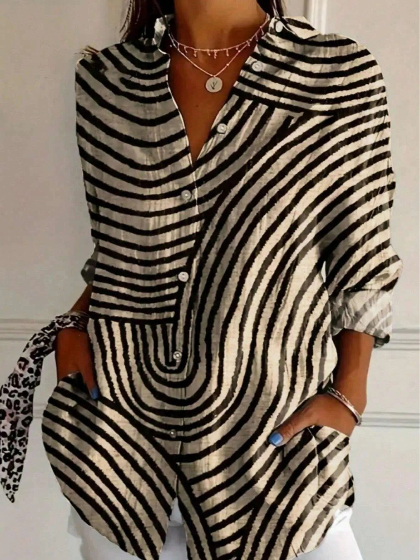 Maja| Bluse med fargerikt design