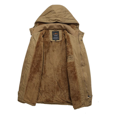 Elegant vinterjakke i bomullsvatt